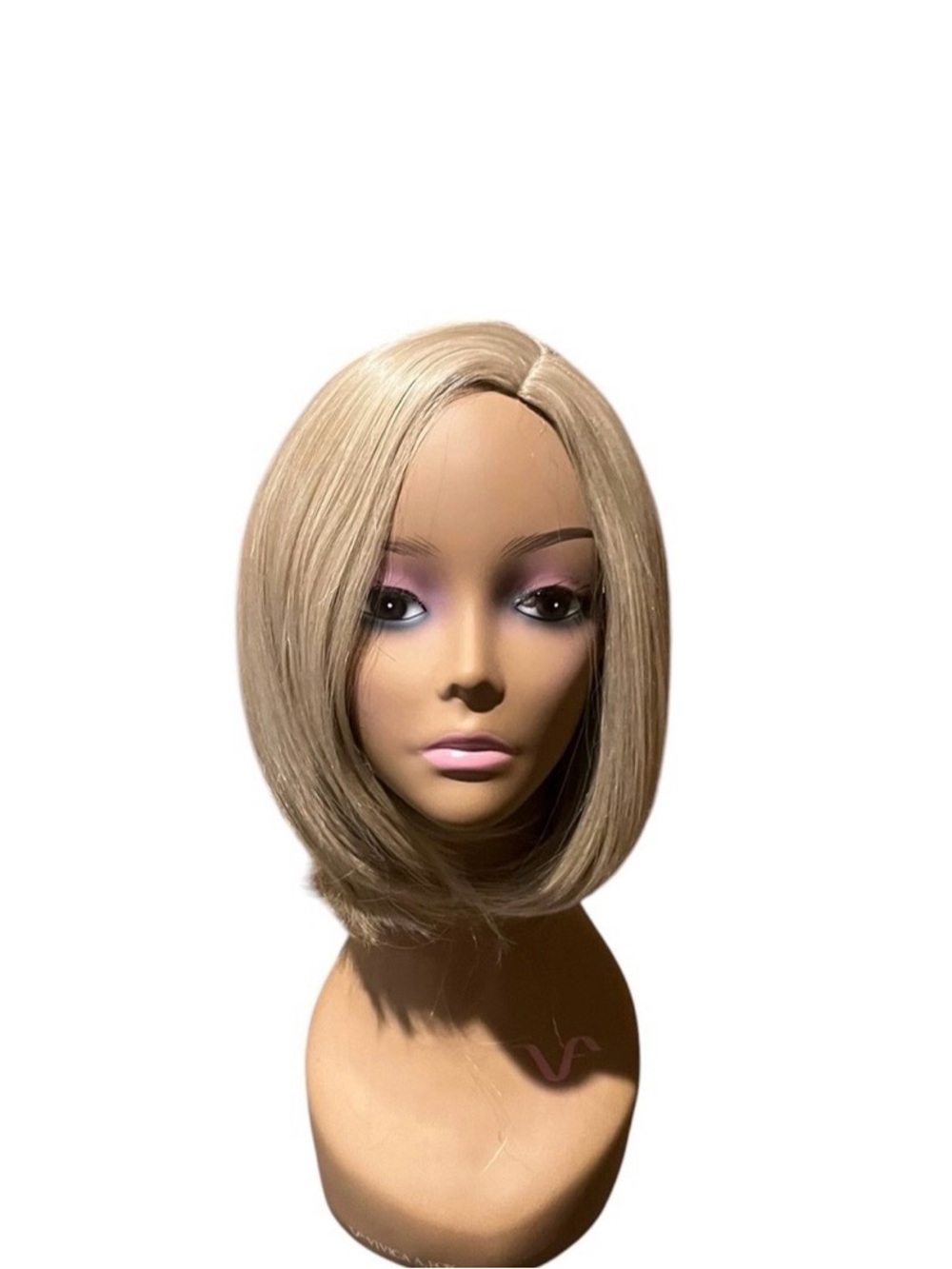 NEW 10–12” Blonde Bob Wig | Short Straight Synthetic Hair | Side Part